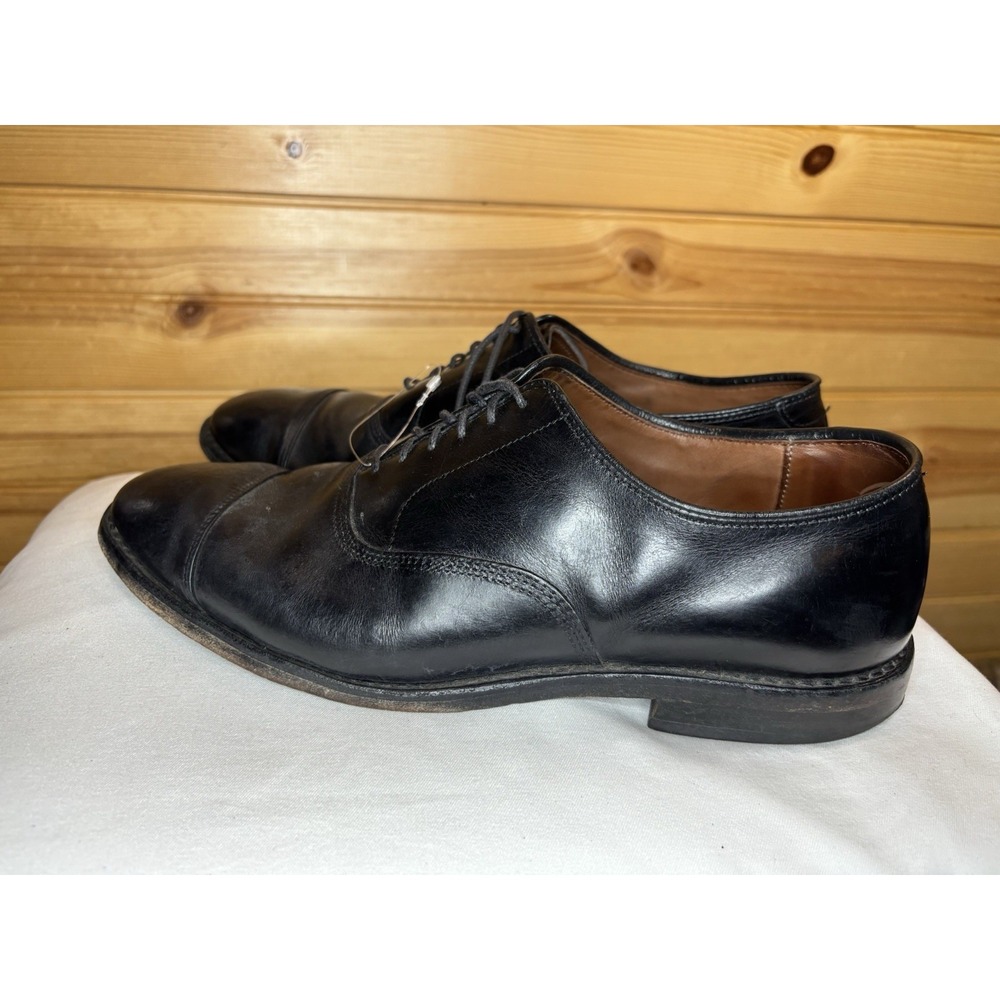 Allen Edmonds Park Avenue Black Leather Lace Up Oxford Dress Shoes 9‎ READ